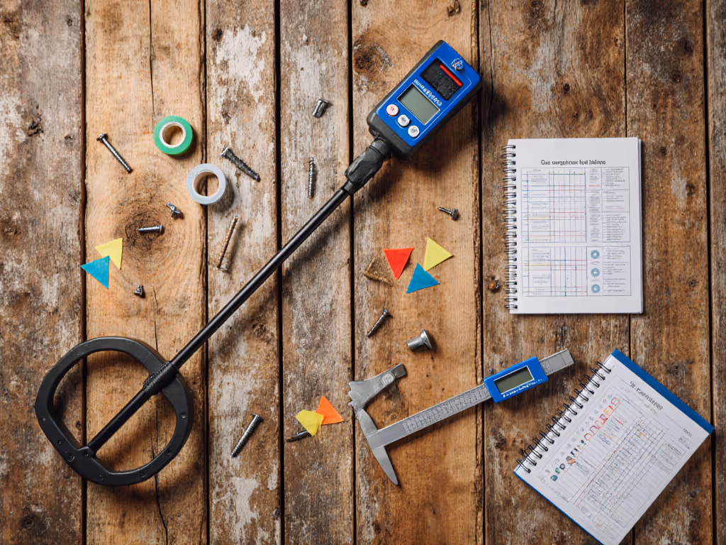 metal_detection_workflow_on_reclaimed_wood