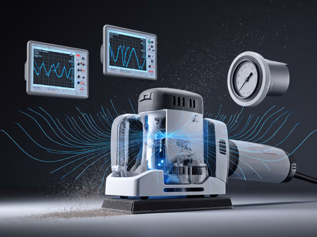 analysis of sander vibration metrics on professional equipment