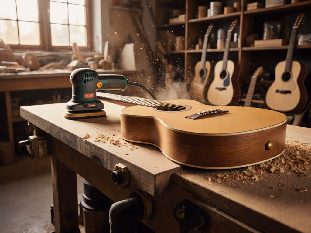 Sanders for Luthiers: Verified Swirl-Free Finishes