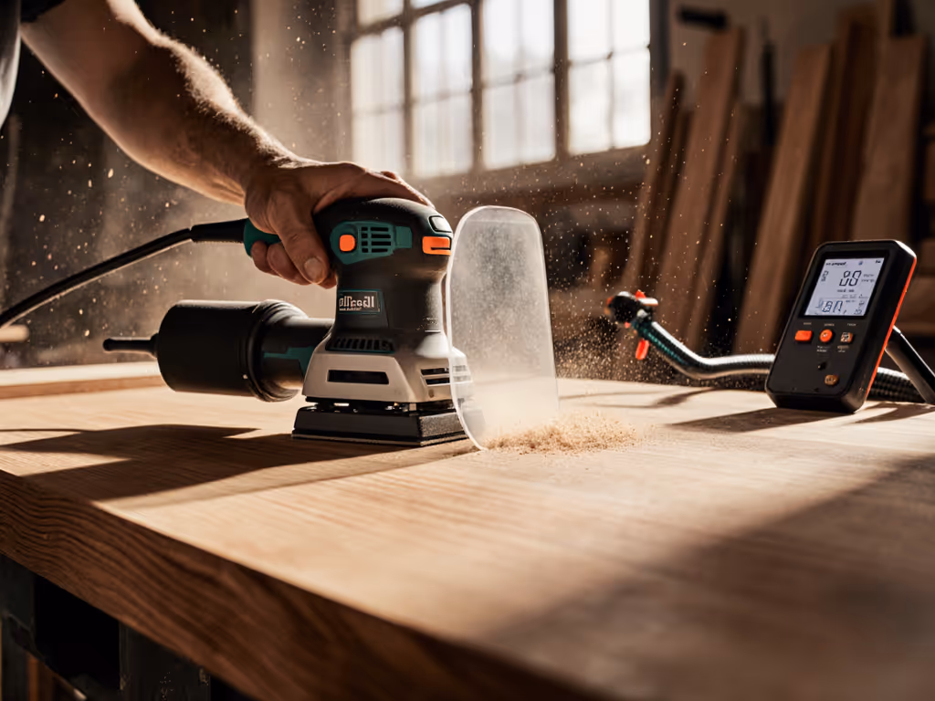 Latest Sander Technology: Measured Dust Control & Low Vibration