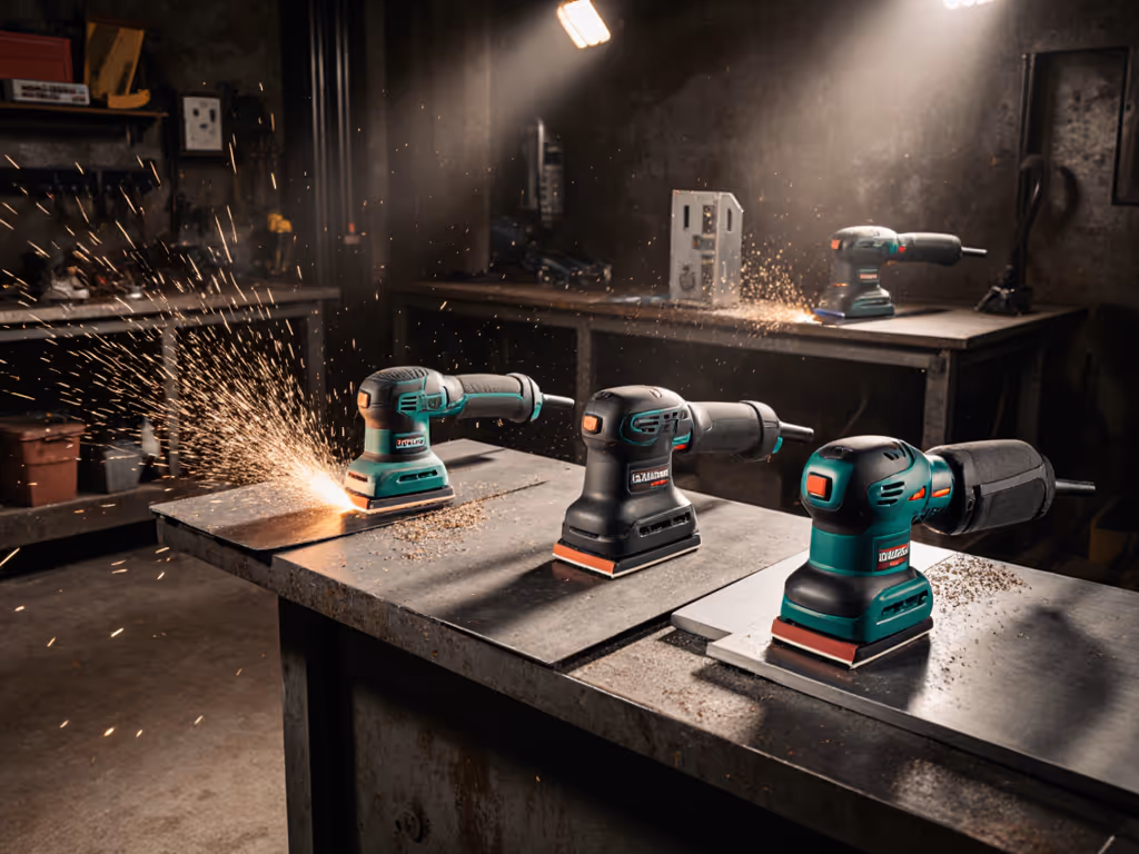 Power Sanders for Metal: A Comparison of Heat, Dust, and Finish