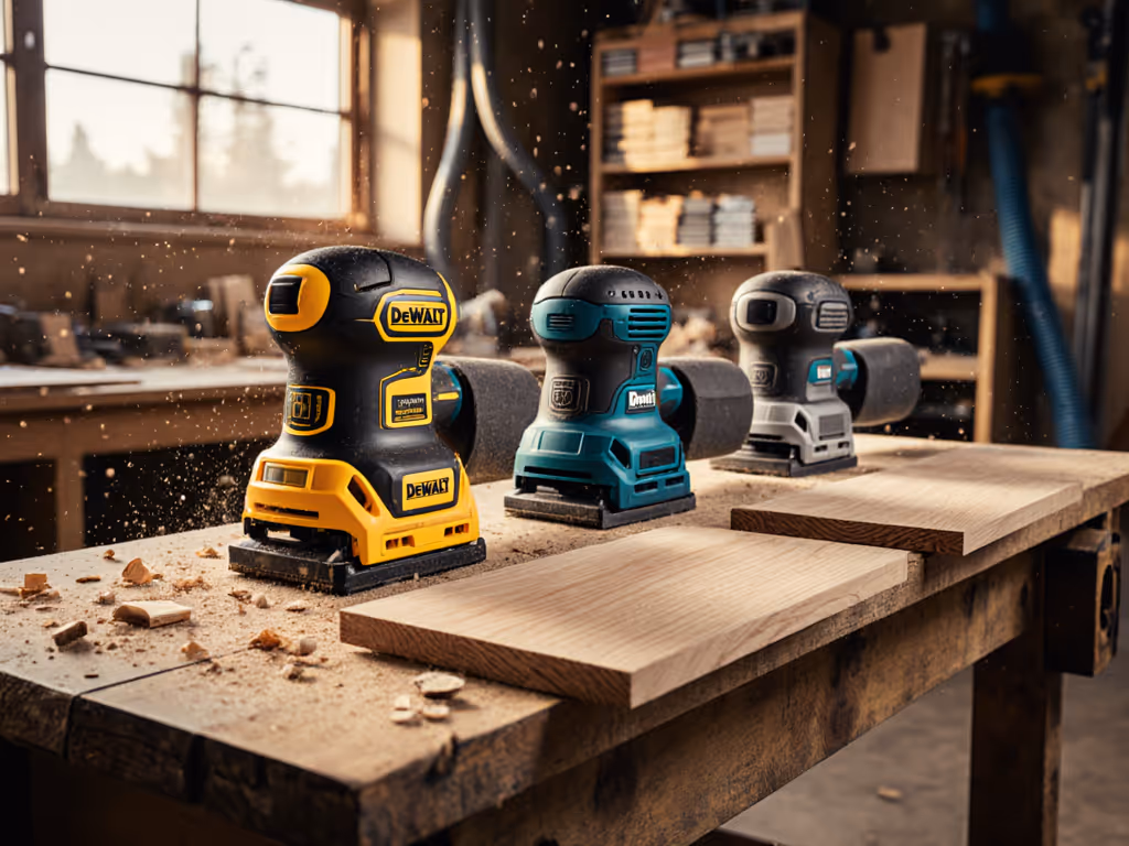Swirl-Free Belt Sanding: DeWalt vs Makita vs Bosch Compared